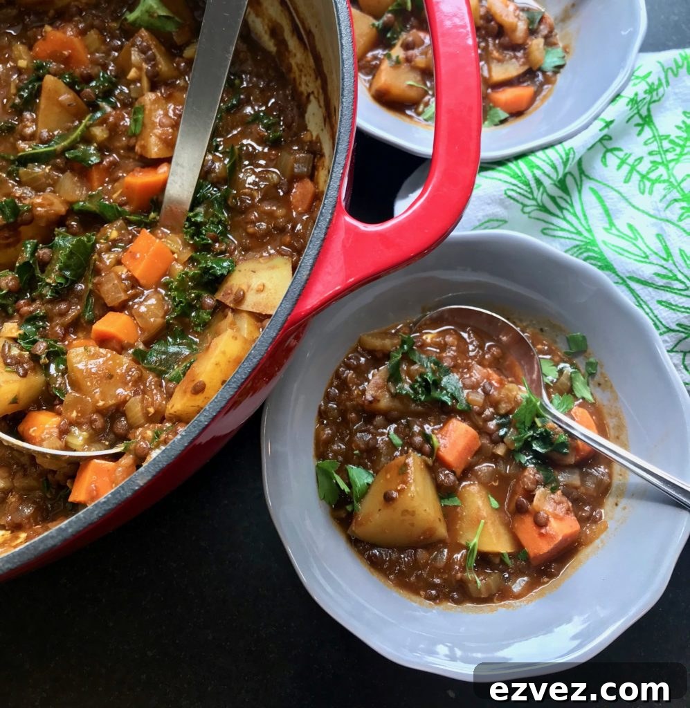 Vegan No Beef Stew. Healthy Gluten-free Recipe