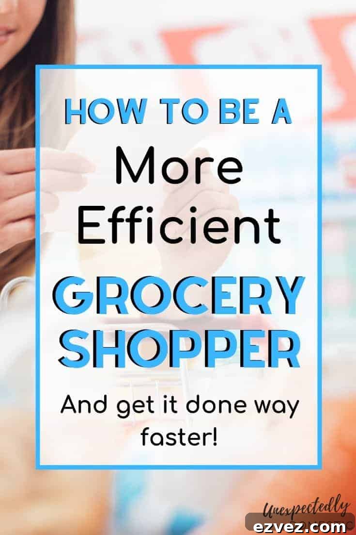 How to save time grocery shopping when you're busy! These smart shopping tips will show you how to grocery shop efficiently (and on a budget!)