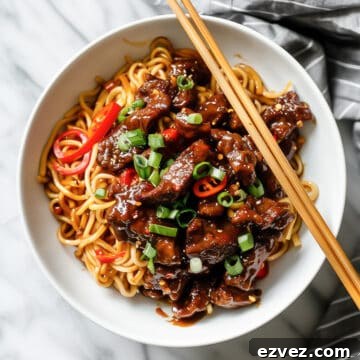 Aldi Weekly Budget Meal Plan: Feb 22–28 (7-Day Menu) 5 Crispy chili beef with Asian sauce and noodles.