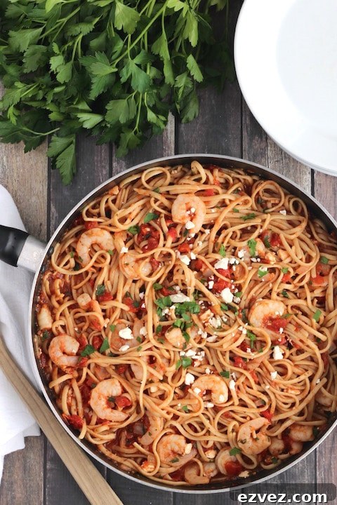 Image for Super-Fast Herbed Shrimp Pasta