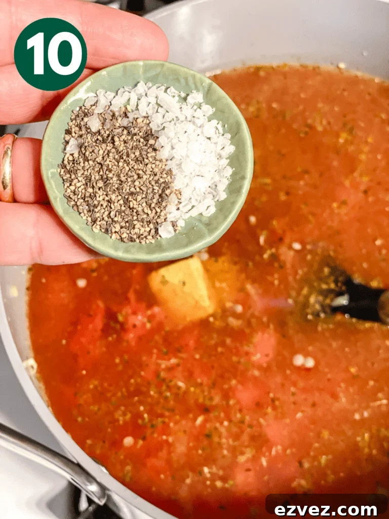Hearty Spicy Lentil Soup Recipe with Warm Moroccan Flavors 13 process shot of adding spices to pan