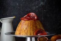 Blood Orange and Ginger Steamed Pudding Made in a Slow Cooker