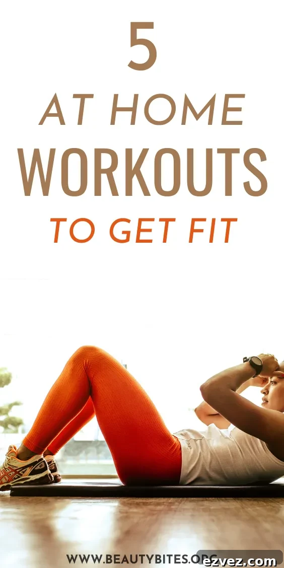 5 of my favorite home workouts to get fit! You can do these workout videos at home without any equipment, many are beginner friendly. These workouts include HIIT workouts, cardio workout, and strengthening barre workouts and Pilates workouts. Make a workout plan and get fit even when you can’t go to the gym!