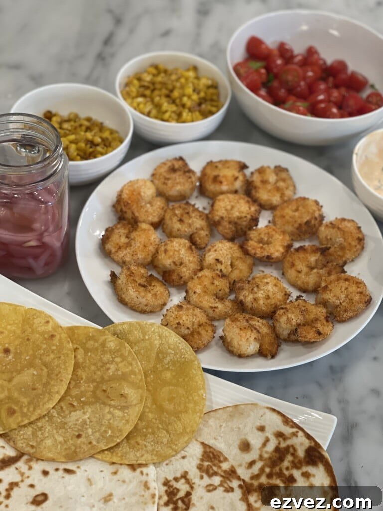 air fried crispy shrimp