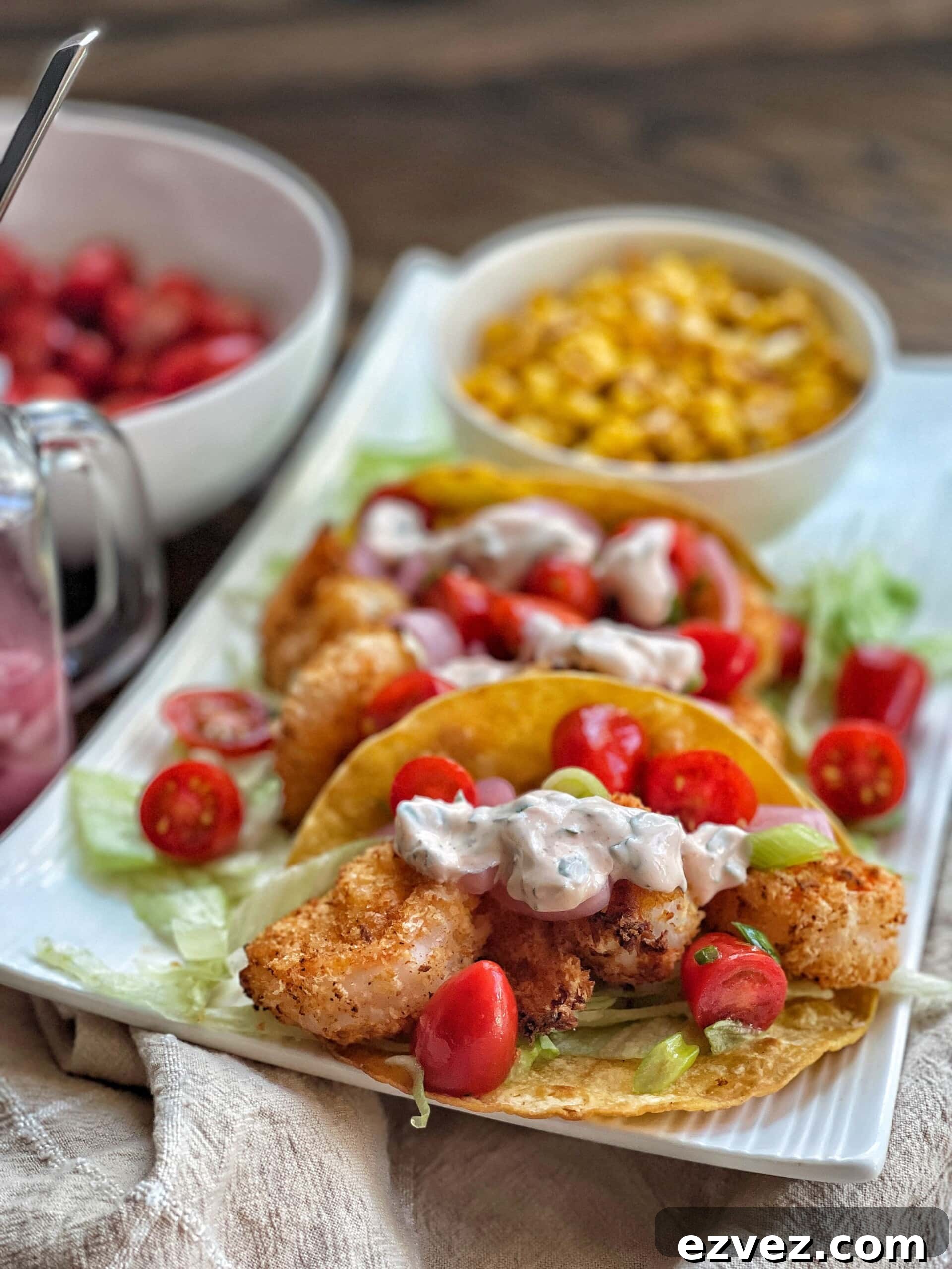 air fried crispy shrimp