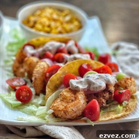 crispy shrimp tacos