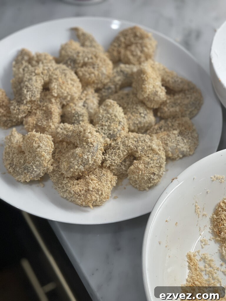 air fried crispy shrimp