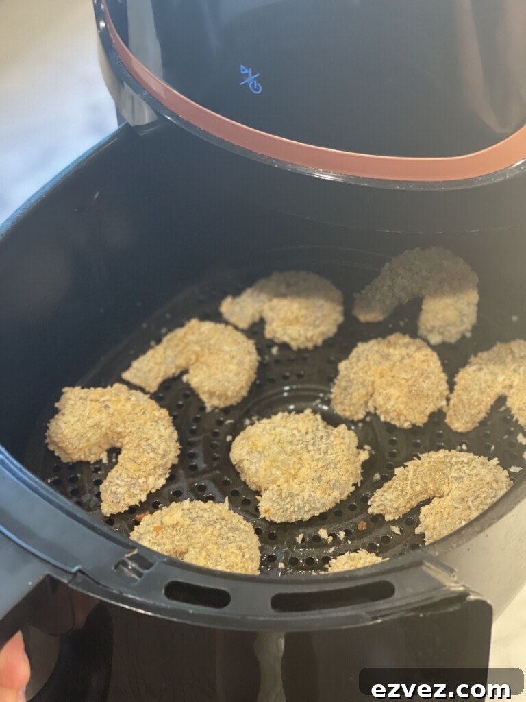 air fried crispy shrimp