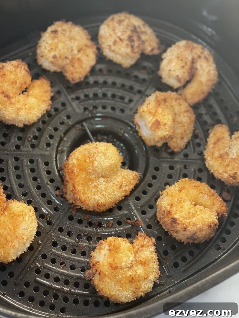 air fried crispy shrimp