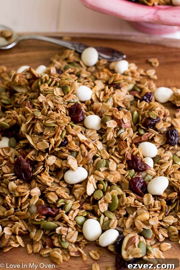 cherry almond granola