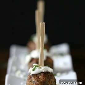 Greek Lamb Meatballs by Nutmeg Nanny