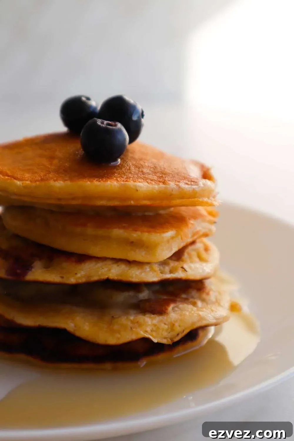 blueberry oatmeal pancakes