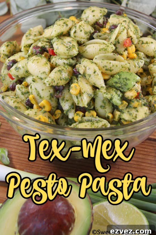 Tex-Mex Pesto Pasta