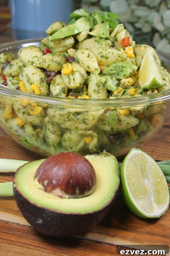 Sweet corn and fresh avocado in this delicious side dish.