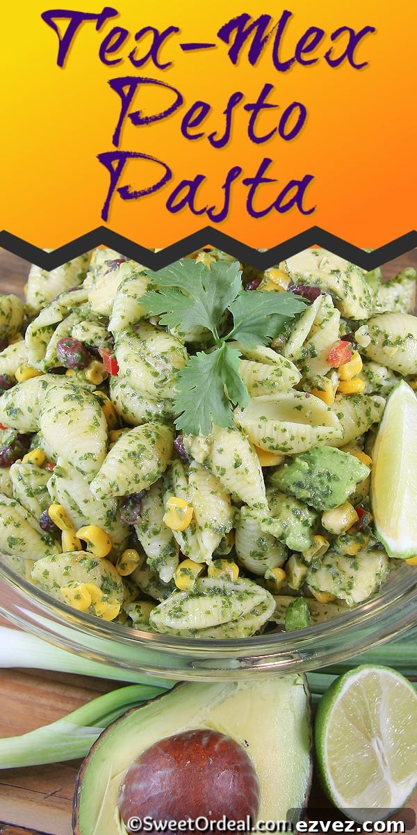 Tex-Mex Pesto Pasta