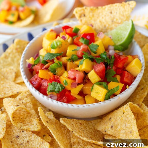 Peach Mango Salsa