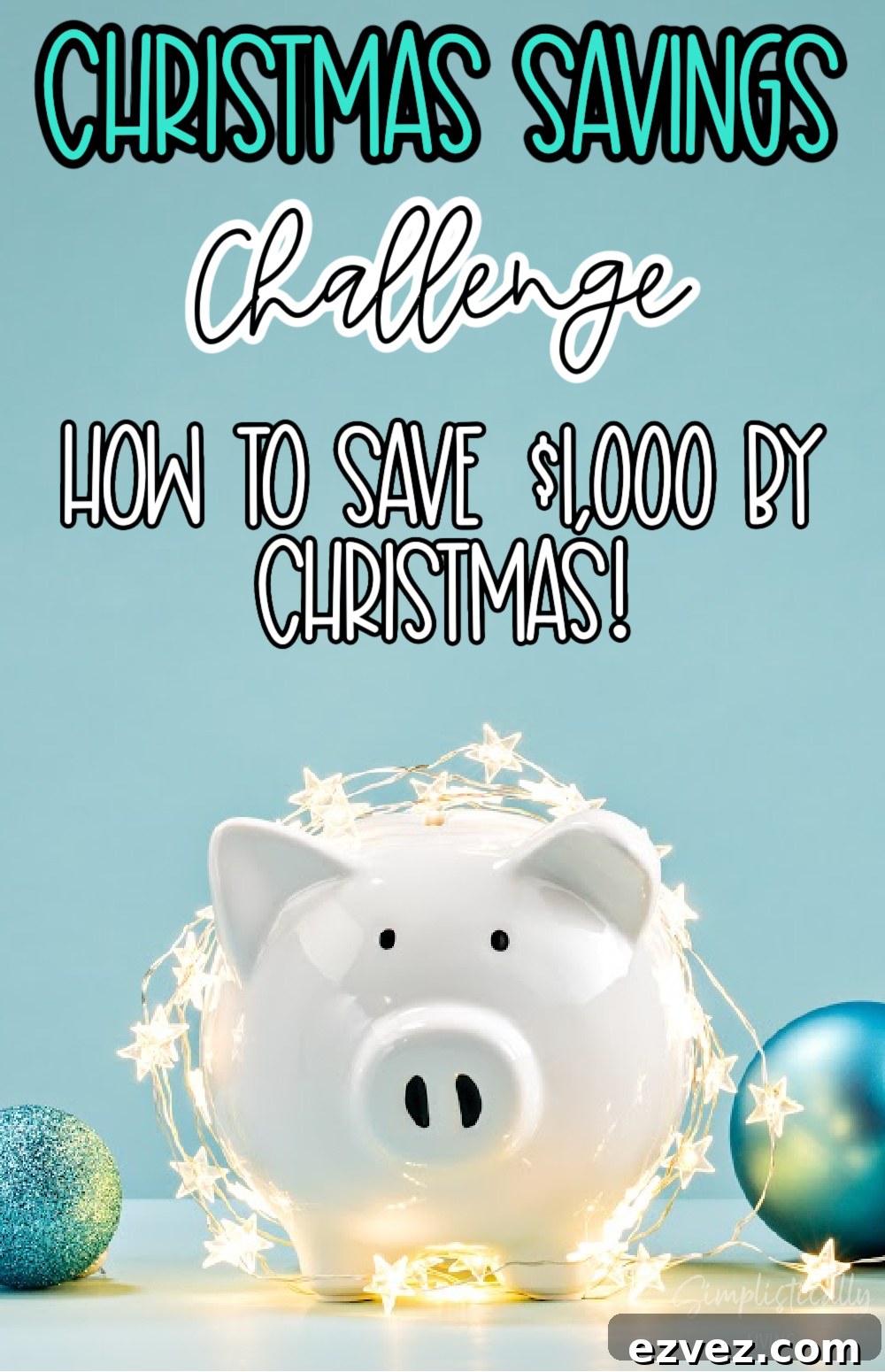 christmas saving challenge