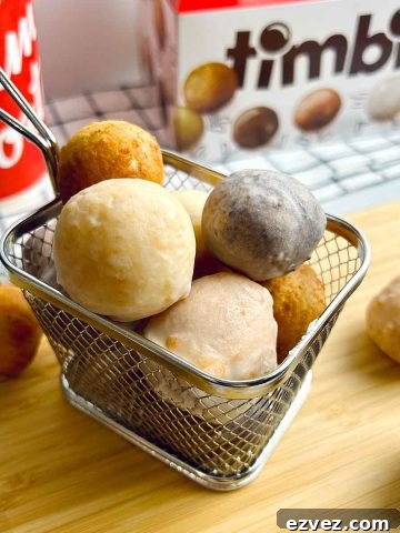 timbits in basket