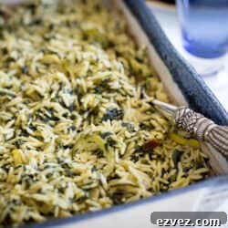 spinach orzo dish 2