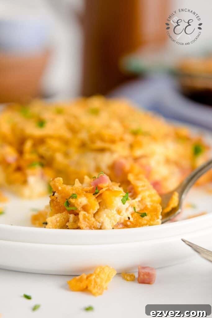 Ham and Eggs Casserole