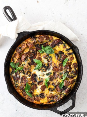Spinach Mushroom Frittata 2 scaled