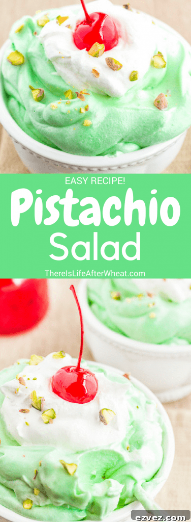 Crunchy Pistachio Salad with Arugula, Pears & Lemon Vinaigrette 7 Pistachio Salad Pinterest Image