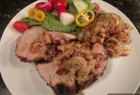 Pineapple and Cornbread Stuffed Pork Roast