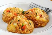 Summer Quinoa Sataras with Roasted Vegetables