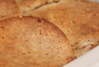 Chicken Pot Pie with Flaky Biscuit Topping