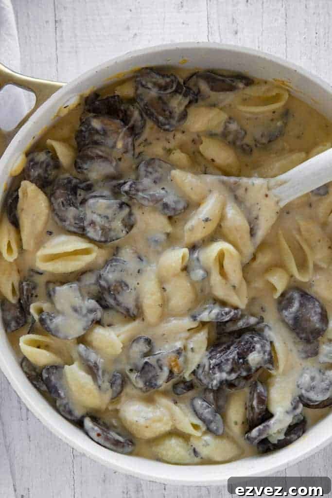 mushroom shells and cheese