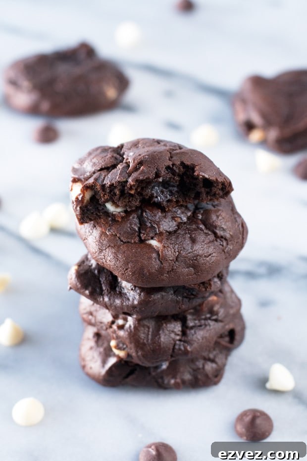 Triple Chocolate Avocado Cookies| cakenknife.com photo
