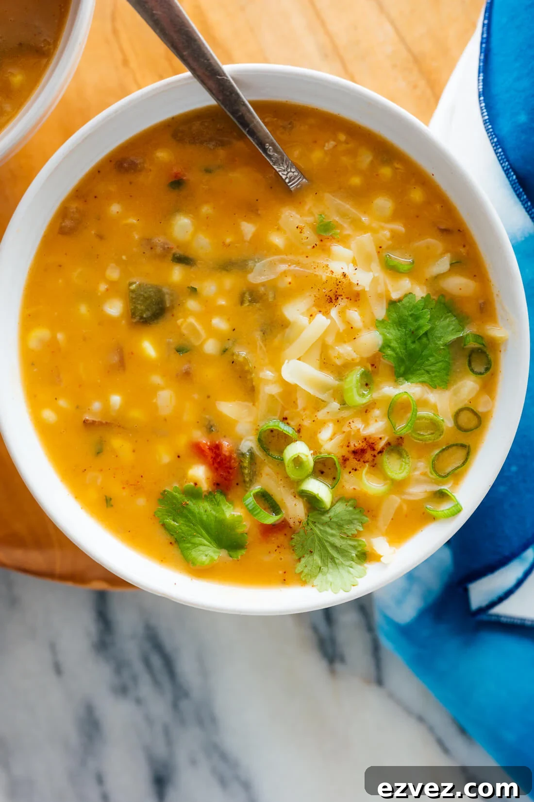 vegetarian corn chowder recipe