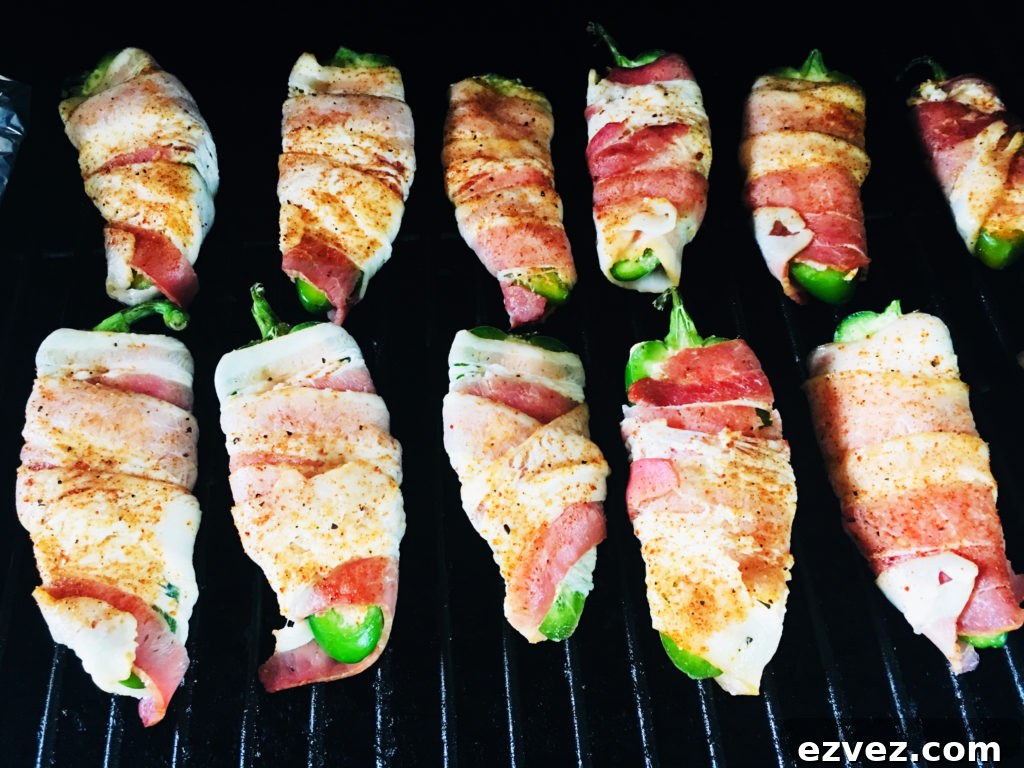 Smoked Bacon Wrapped Jalapenos