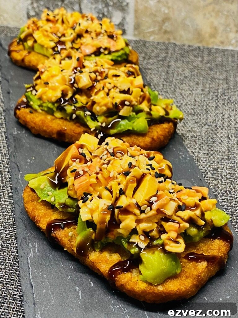 Spicy Crab Roll Hash Browns