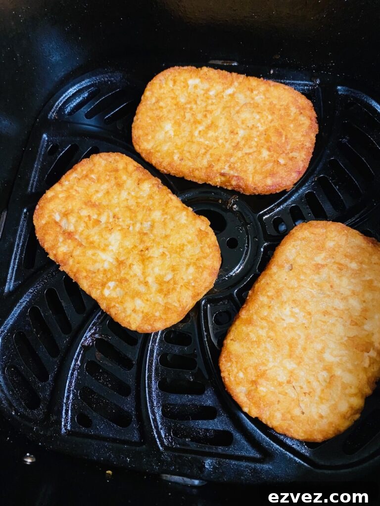 hash browns in air fryer