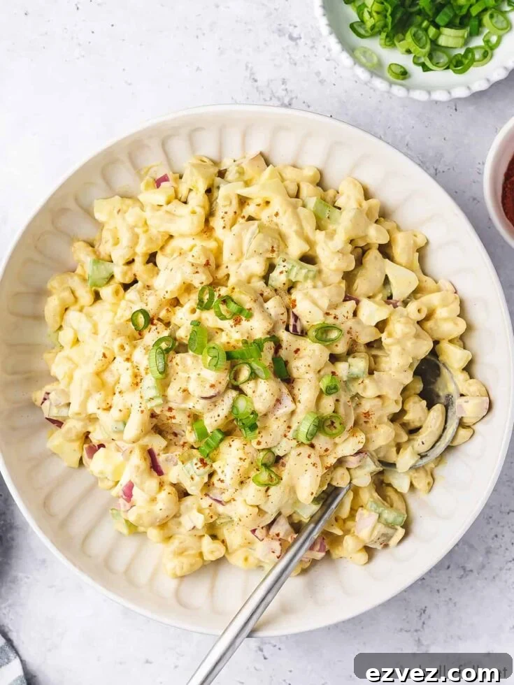 Deviled Egg Pasta Salad